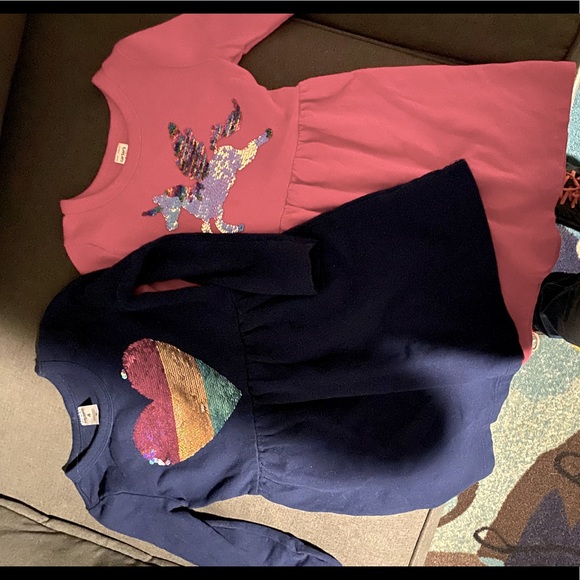 Dress with sequins details - Picture 1 of 8